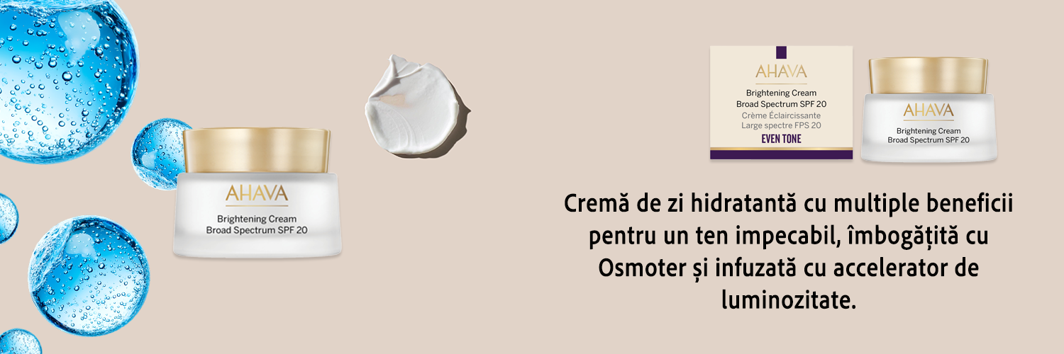 Crema de zi anti-rid și luminozitate SPF 20 Ahava, 50 ml